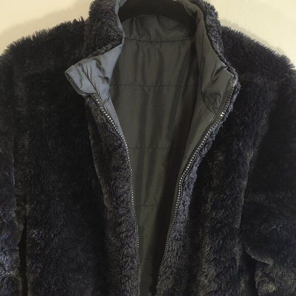 Athleta Girl Large (12) Reversible Warm+Fuzzy Puffer Jacket   Teen/Tween - Picture 9 of 11